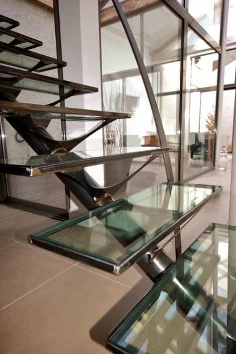 GI Glass Stair Railing